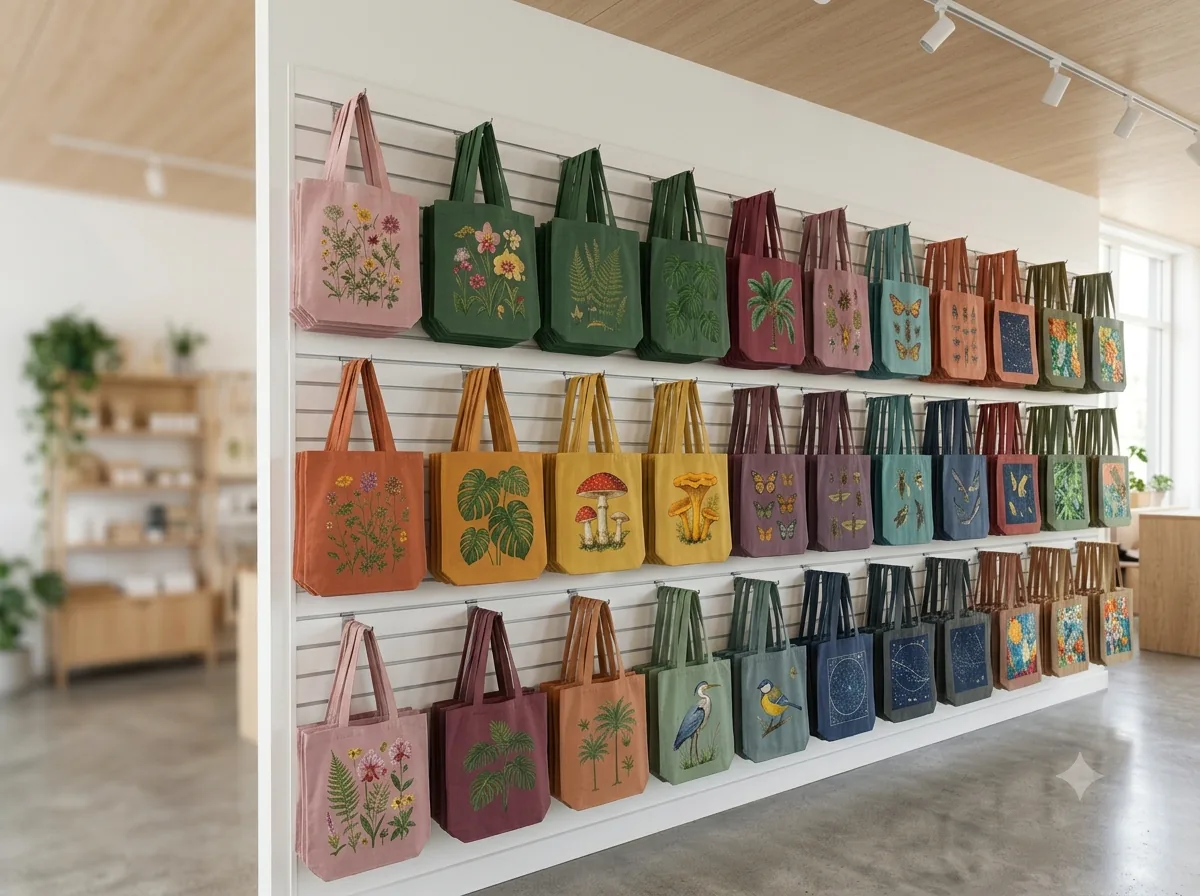 Totebag display toko